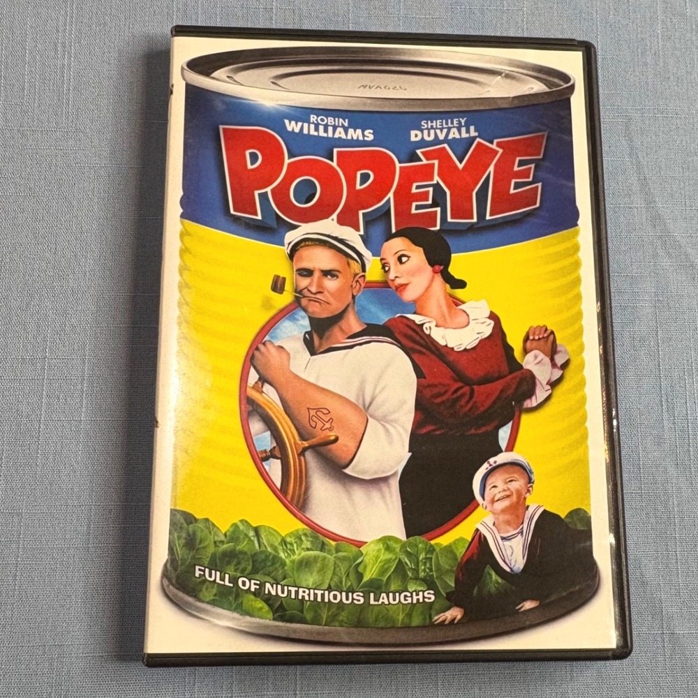 Popeye DVD 1980 Robin Williams Shelley Duvall Widescreen Musical Comedy Movie
